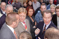 Mit Boris Pistorius und Franz Müntefering